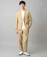 KHKED21049 a.v.v MEN(アー・ヴェ・ヴェ) 【イージーケア/洗濯機で洗える/毛玉になりにくい】キカジャガードクルーネックプルオーバー ブラック