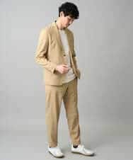 KHKED21049 a.v.v MEN(アー・ヴェ・ヴェ) 【イージーケア/洗濯機で洗える/毛玉になりにくい】キカジャガードクルーネックプルオーバー ブラック