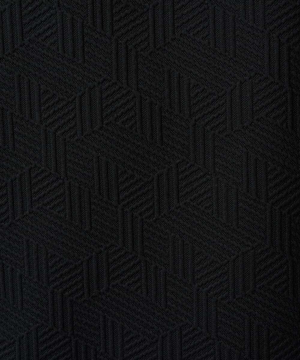 KHKED21049 a.v.v MEN(アー・ヴェ・ヴェ) 【イージーケア/洗濯機で洗える/毛玉になりにくい】キカジャガードクルーネックプルオーバー ブラック