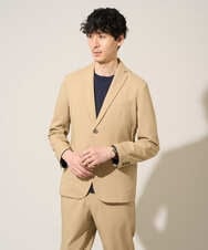 KHKED72049 a.v.v MEN(アー・ヴェ・ヴェ) 【スマート/イージーケア/洗濯機で洗える/毛玉になりにくい】オーバルジャガード ホワイト