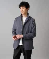 KHKED72049 a.v.v MEN(アー・ヴェ・ヴェ) 【スマート/イージーケア/洗濯機で洗える/毛玉になりにくい】オーバルジャガード ホワイト