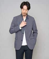 KHKED73049 a.v.v MEN(アー・ヴェ・ヴェ) 【スマート/イージーケア/洗濯機で洗える/毛玉になりにくい】アゼダブルフェイスVネックスマートTシャツ ライトグレー