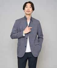 KHKED73049 a.v.v MEN(アー・ヴェ・ヴェ) 【スマート/イージーケア/洗濯機で洗える/毛玉になりにくい】アゼダブルフェイスVネックスマートTシャツ ライトグレー