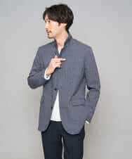 KHKED73049 a.v.v MEN(アー・ヴェ・ヴェ) 【スマート/イージーケア/洗濯機で洗える/毛玉になりにくい】アゼダブルフェイスVネックスマートTシャツ ライトグレー