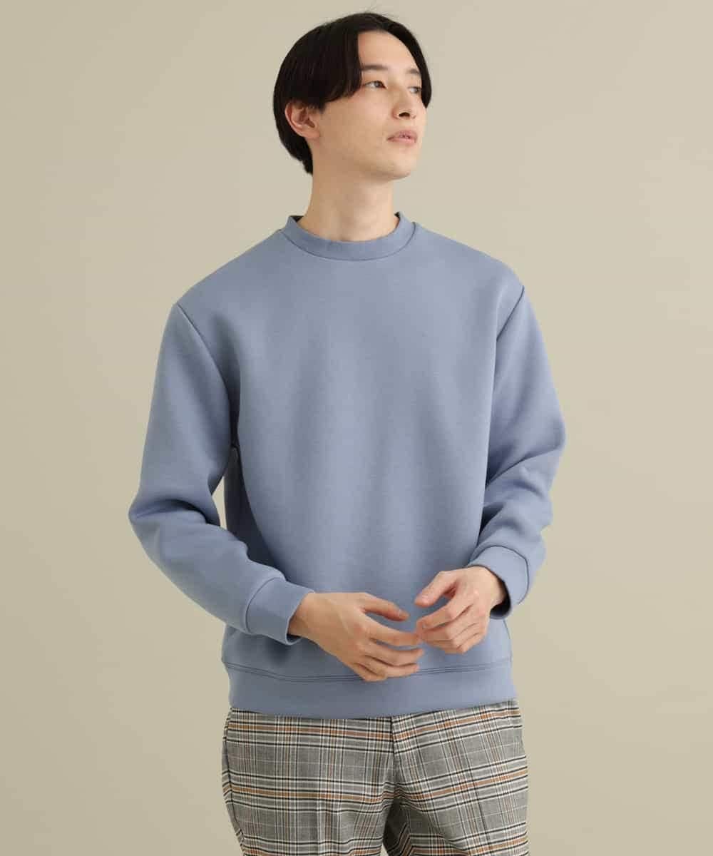 KHKEP04044 a.v.v MEN(アー・ヴェ・ヴェ) 【大人気なめらかシリーズ】カノコダンボールなめらかプルオーバー ライトブルー