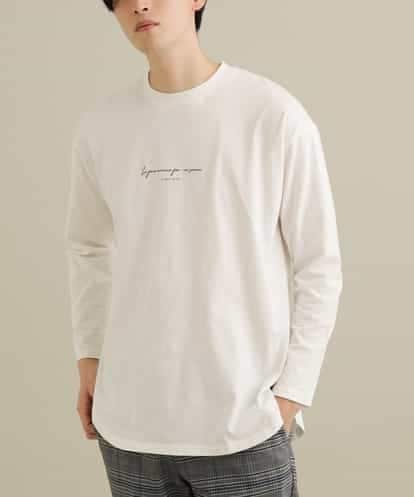 KHKEP05029  レイヤードミニロゴロングTシャツ