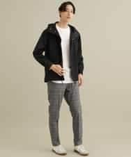 KHKEP05029 a.v.v MEN(アー・ヴェ・ヴェ) レイヤードミニロゴロングTシャツ ホワイト