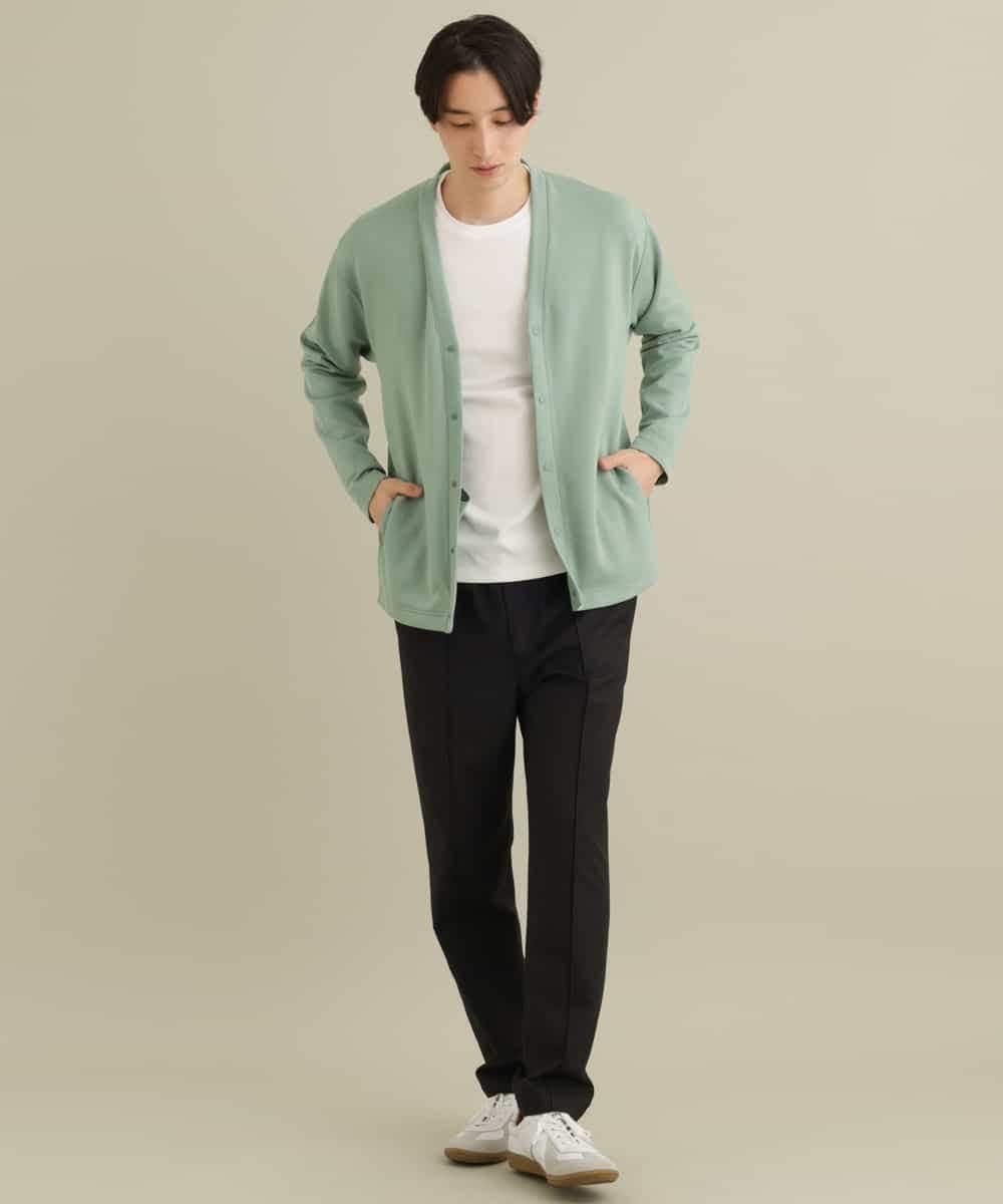 KHKEP07029 a.v.v MEN(アー・ヴェ・ヴェ) ポンチワイドシルエットカットソー[WEB限定サイズ] ホワイト