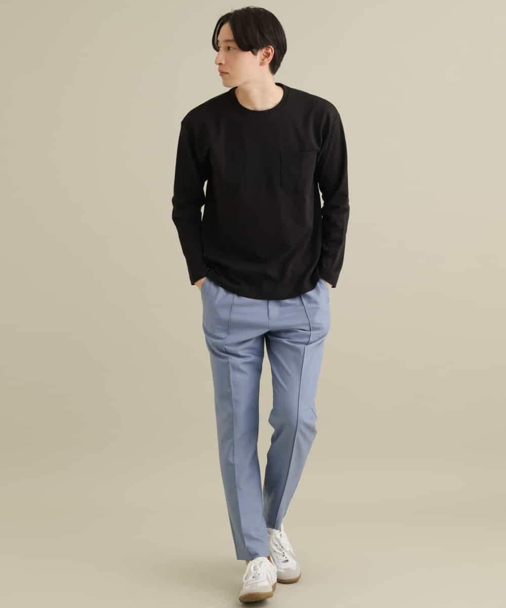 KHKEP07029 a.v.v MEN(アー・ヴェ・ヴェ) ポンチワイドシルエットカットソー[WEB限定サイズ] ホワイト