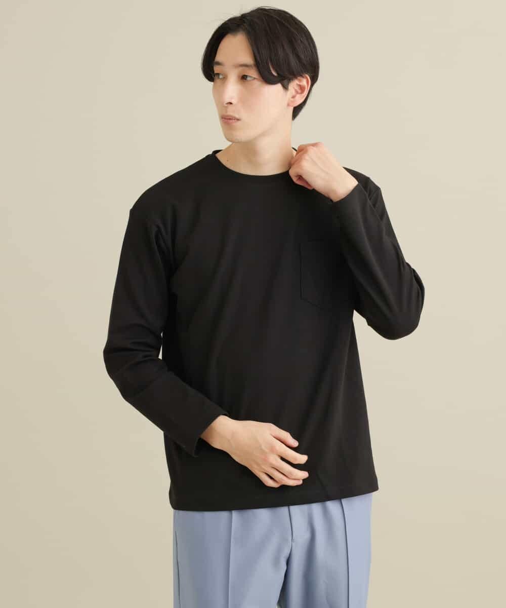 KHKEP07029 a.v.v MEN(アー・ヴェ・ヴェ) ポンチワイドシルエットカットソー[WEB限定サイズ] ホワイト