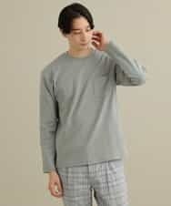 KHKEP07029 a.v.v MEN(アー・ヴェ・ヴェ) ポンチワイドシルエットカットソー[WEB限定サイズ] ホワイト