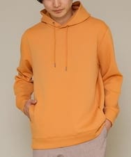 KHKES01054 a.v.v MEN(アー・ヴェ・ヴェ) 【累計2.5万枚販売】なめらかダンボールパーカー オレンジ