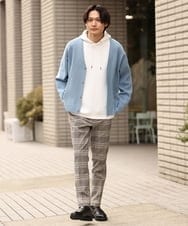 KHKES01054 a.v.v MEN(アー・ヴェ・ヴェ) 【S-XXL】なめらかダンボールパーカー ミント