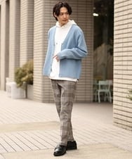 KHKES01054 a.v.v MEN(アー・ヴェ・ヴェ) 【累計2.5万枚販売】なめらかダンボールパーカー ミント