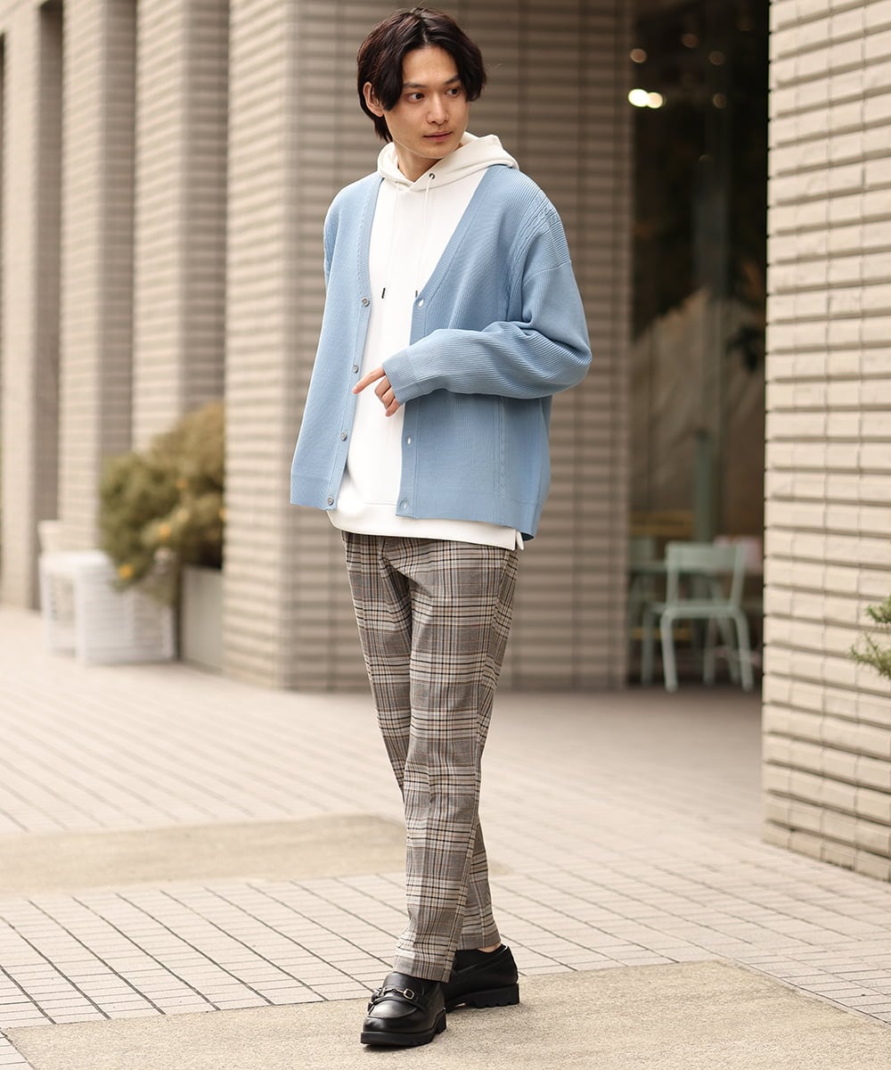 KHKES01054 a.v.v MEN(アー・ヴェ・ヴェ) 【累計2.5万枚販売】なめらかダンボールパーカー ミント