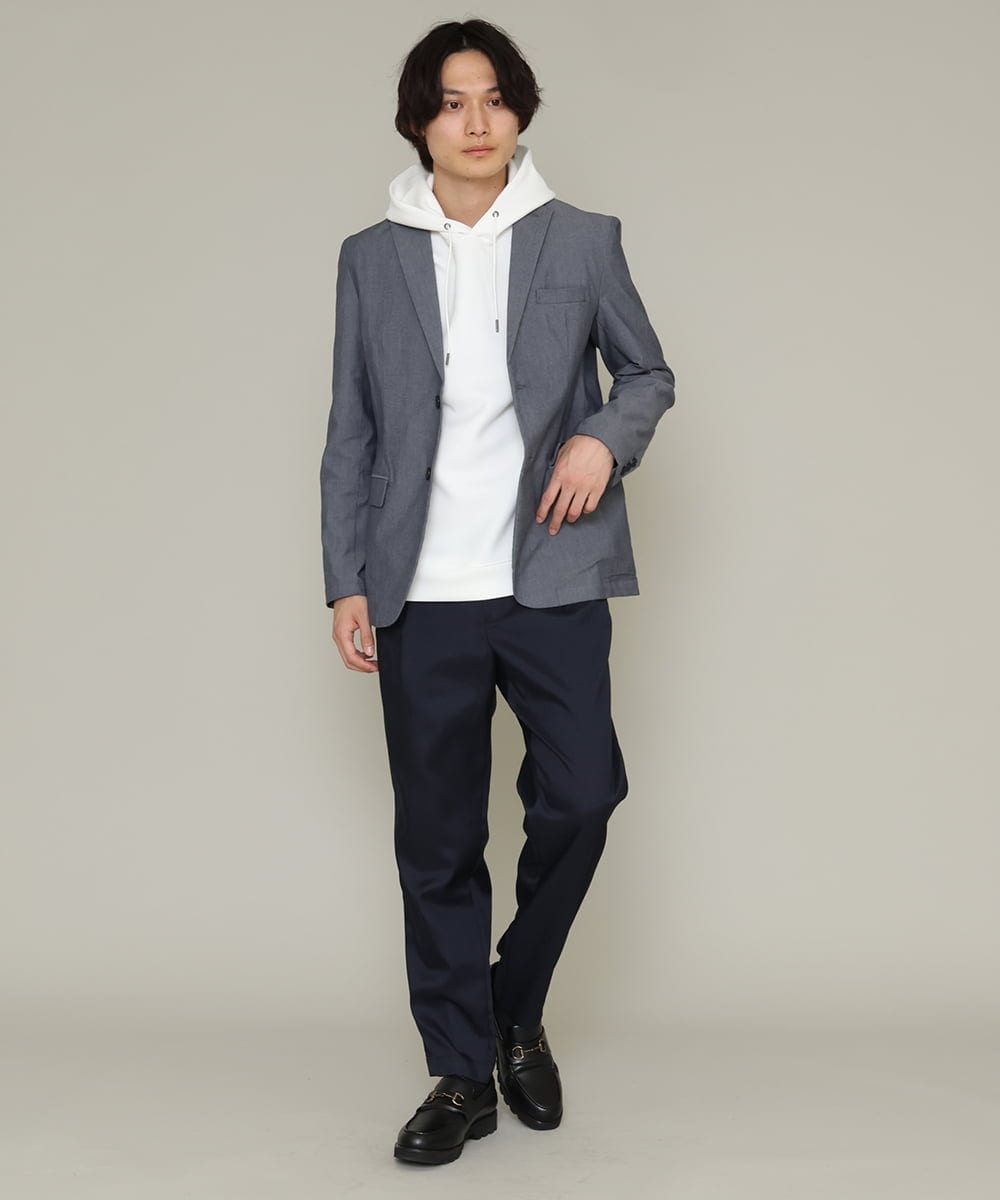 KHKES01054 a.v.v MEN(アー・ヴェ・ヴェ) 【S-XXL】なめらかダンボールパーカー ミント