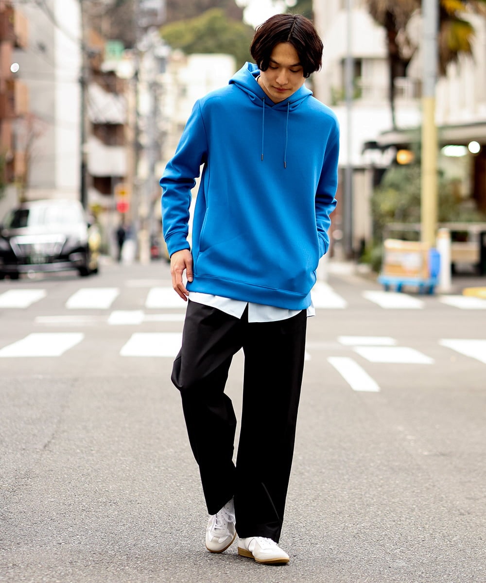 KHKES01054 a.v.v MEN(アー・ヴェ・ヴェ) 【累計2.5万枚販売】なめらかダンボールパーカー ミント