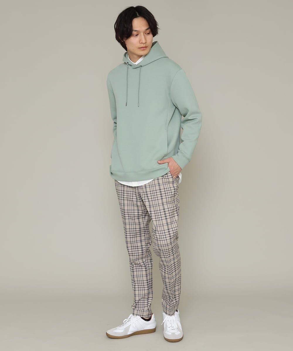 KHKES01054 a.v.v MEN(アー・ヴェ・ヴェ) 【累計2.5万枚販売】なめらかダンボールパーカー ミント