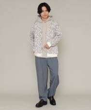 KHKES01054 a.v.v MEN(アー・ヴェ・ヴェ) 【累計2.5万枚販売】なめらかダンボールパーカー ミント