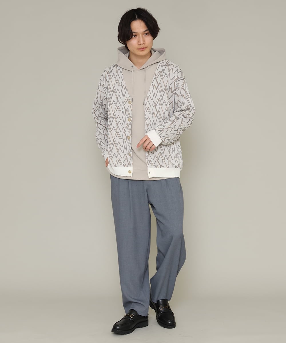 KHKES01054 a.v.v MEN(アー・ヴェ・ヴェ) 【S-XXL】なめらかダンボールパーカー ミント