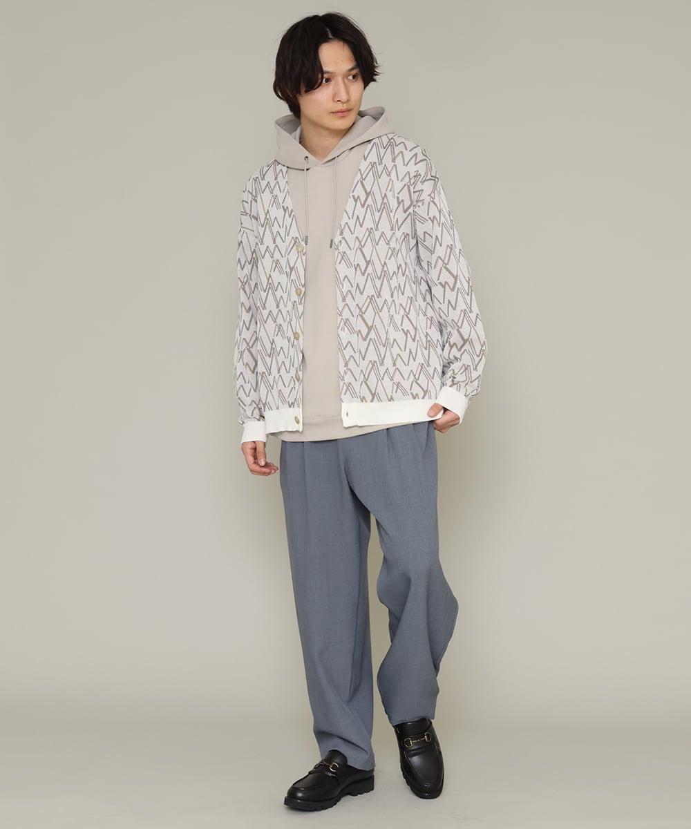 KHKES01054 a.v.v MEN(アー・ヴェ・ヴェ) 【累計2.5万枚販売】なめらかダンボールパーカー ミント