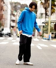 KHKES01054 a.v.v MEN(アー・ヴェ・ヴェ) 【累計2.5万枚販売】なめらかダンボールパーカー ミント