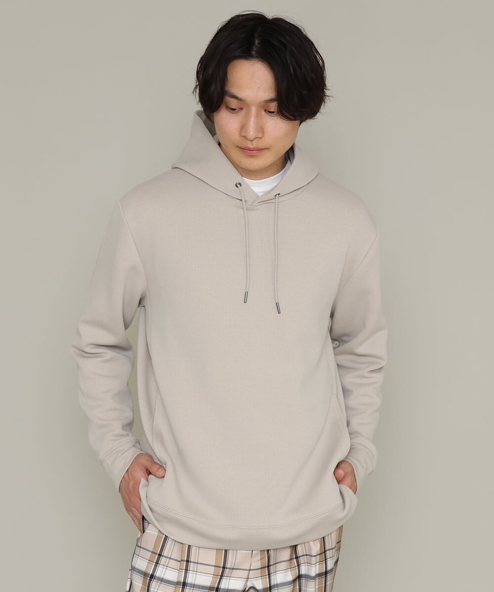 KHKES01054 a.v.v MEN(アー・ヴェ・ヴェ) 【累計2.5万枚販売】なめらかダンボールパーカー ミント