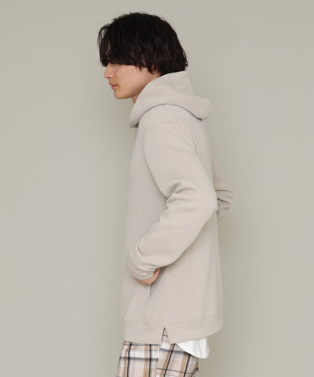 KHKES01054 a.v.v MEN(アー・ヴェ・ヴェ) 【累計2.5万枚販売】なめらかダンボールパーカー ミント