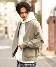 KHKES01054 a.v.v MEN(アー・ヴェ・ヴェ) 【S-XXL】なめらかダンボールパーカー ミント