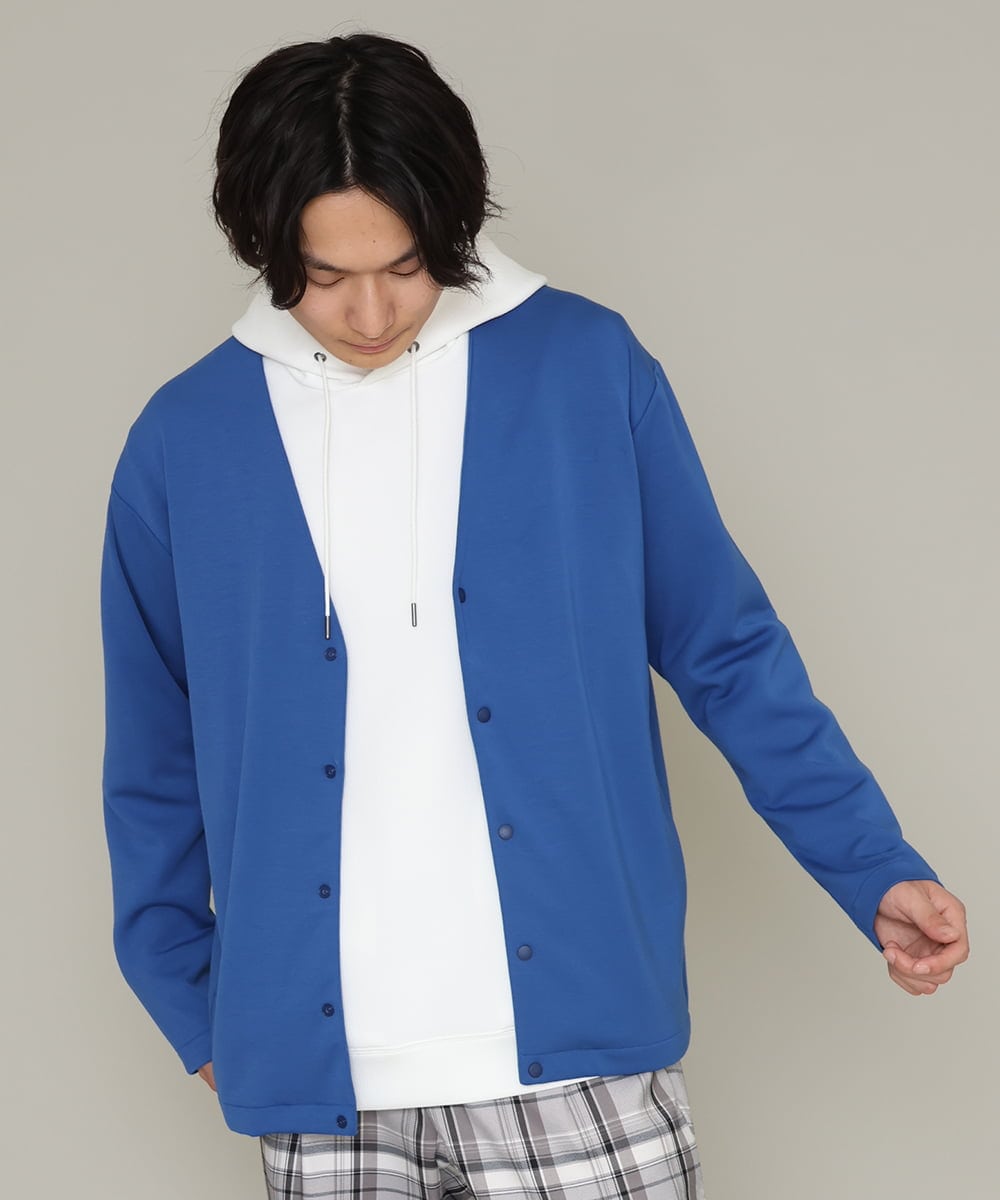 KHKES01054 a.v.v MEN(アー・ヴェ・ヴェ) 【累計2.5万枚販売】なめらかダンボールパーカー ミント
