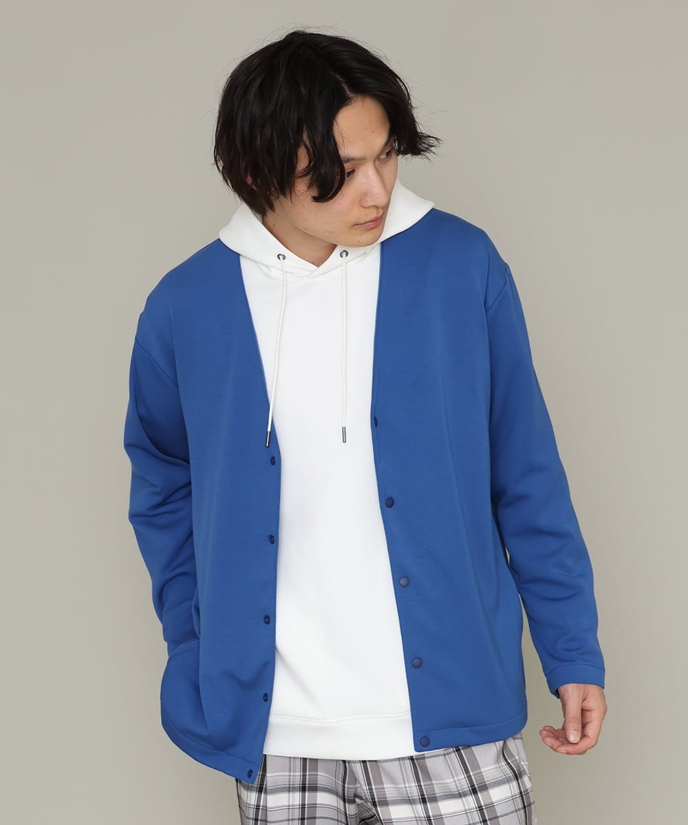 KHKES01054 a.v.v MEN(アー・ヴェ・ヴェ) 【累計2.5万枚販売】なめらかダンボールパーカー ミント