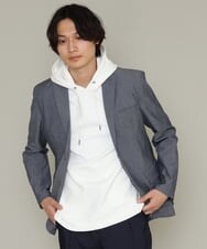 KHKES01054 a.v.v MEN(アー・ヴェ・ヴェ) 【累計2.5万枚販売】なめらかダンボールパーカー ミント