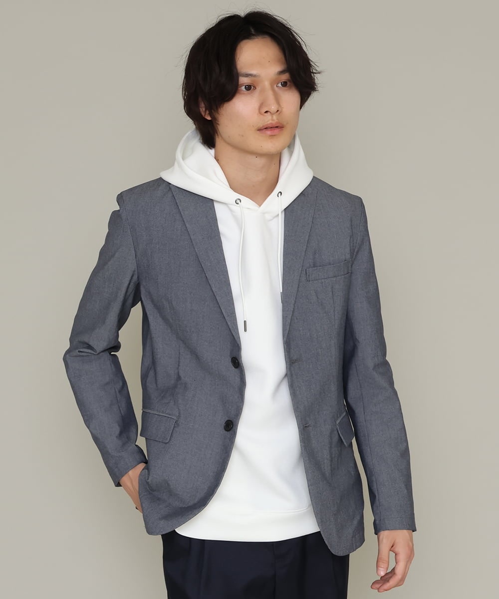KHKES01054 a.v.v MEN(アー・ヴェ・ヴェ) 【累計2.5万枚販売】なめらかダンボールパーカー ミント