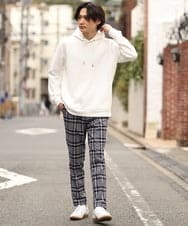 KHKES01054 a.v.v MEN(アー・ヴェ・ヴェ) 【累計2.5万枚販売】なめらかダンボールパーカー ミント