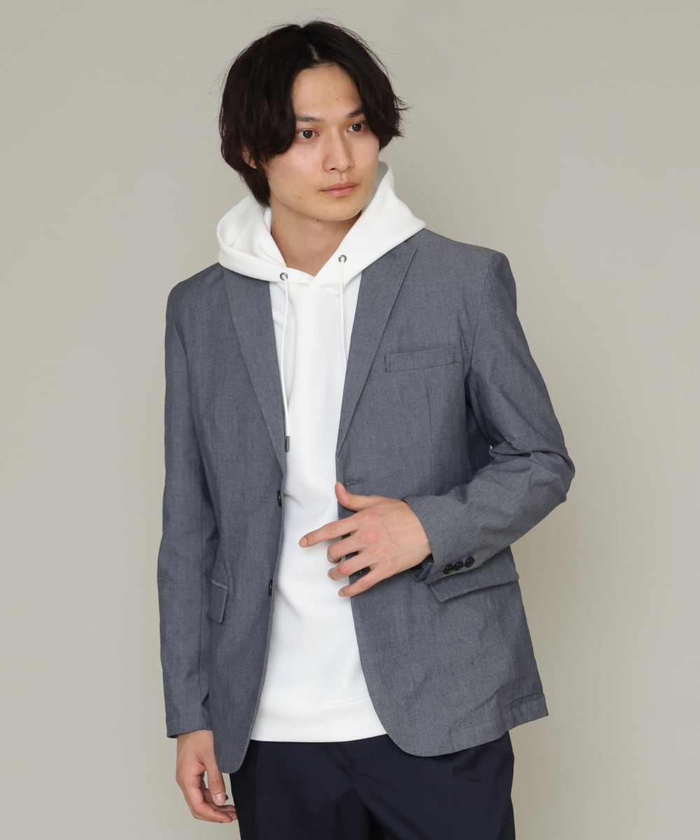 KHKES01054 a.v.v MEN(アー・ヴェ・ヴェ) 【累計2.5万枚販売】なめらかダンボールパーカー ミント