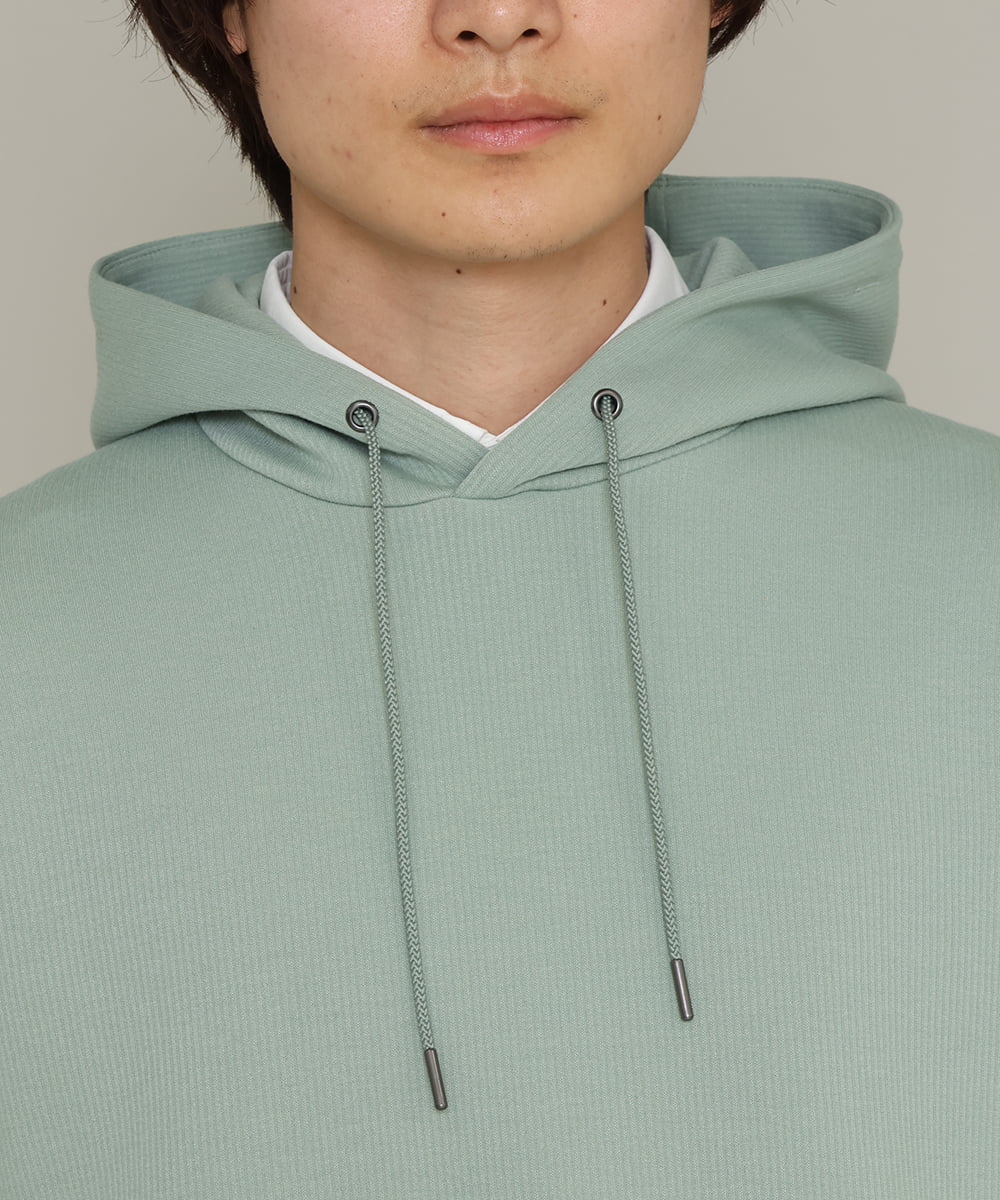 KHKES01054 a.v.v MEN(アー・ヴェ・ヴェ) 【累計2.5万枚販売】なめらかダンボールパーカー ミント