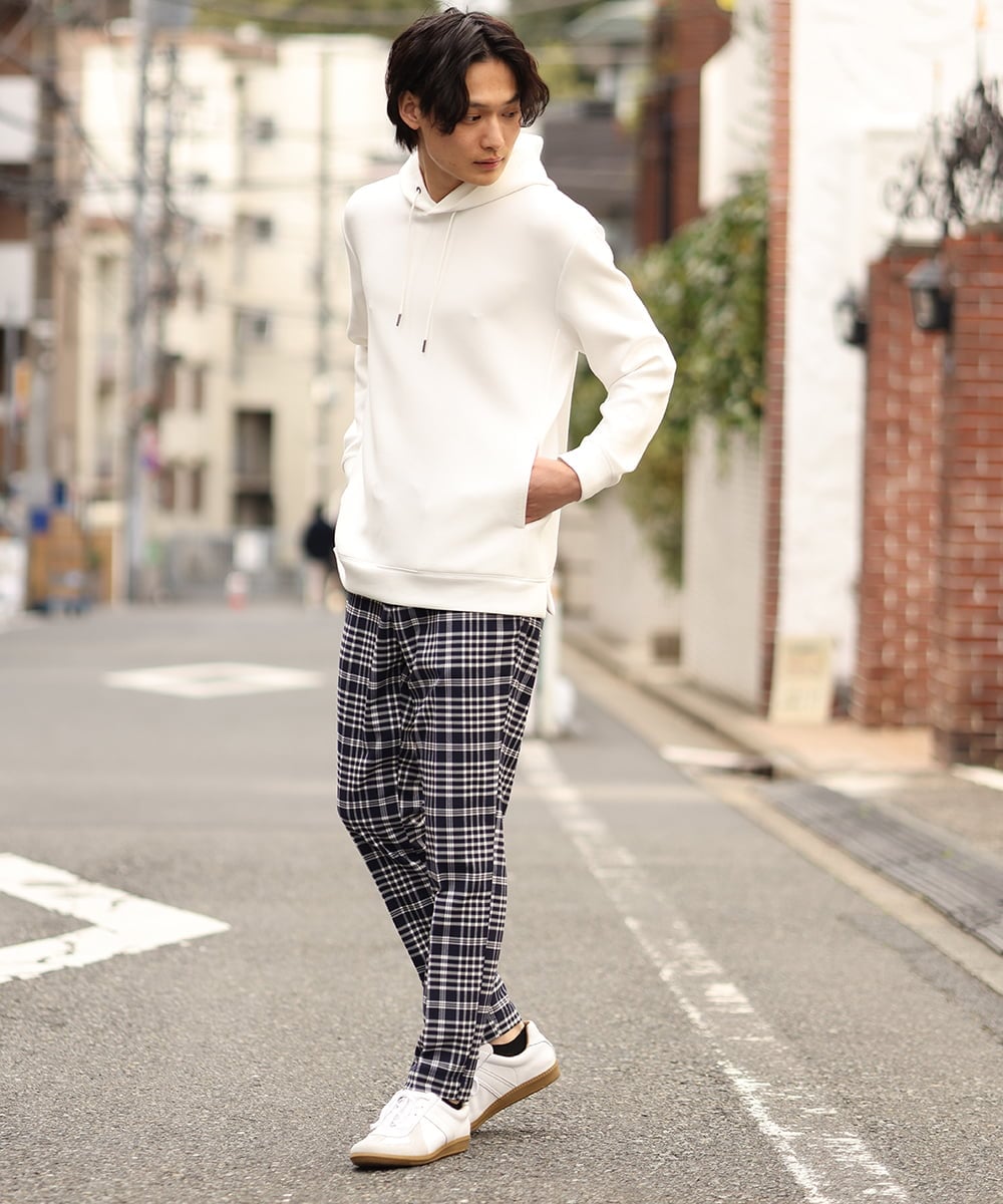 KHKES01054 a.v.v MEN(アー・ヴェ・ヴェ) 【累計2.5万枚販売】なめらかダンボールパーカー ミント