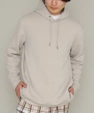 KHKES01054 a.v.v MEN(アー・ヴェ・ヴェ) 【累計2.5万枚販売】なめらかダンボールパーカー ベージュ
