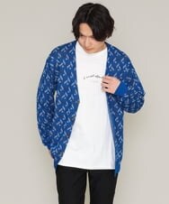 KHKES05034 a.v.v MEN(アー・ヴェ・ヴェ) レイヤードミニロゴロングTシャツ ホワイト