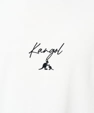 KHKEV19054 a.v.v MEN(アー・ヴェ・ヴェ) 【KANGOL】スクエアプリントロングシルエットカットソー ホワイト
