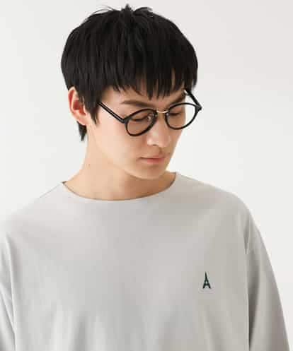 KHKFA20034 a.v.v MEN 【接触冷感/毛玉になりにくい】エッフェル塔刺繍ボートネックカットソー