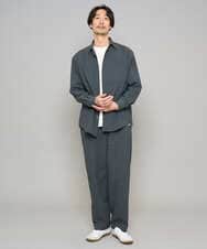 KHKFD13049 a.v.v MEN(アー・ヴェ・ヴェ) 【イージーケア/洗濯機で洗える/毛玉になりにくい】タックジャカードクルーネックプルオーバー アイボリー