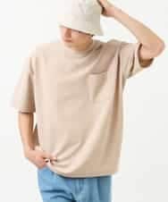KHKFS38044 a.v.v MEN(アー・ヴェ・ヴェ) 【接触冷感/S-XXL】コクーンシルエットカットソー ベージュ
