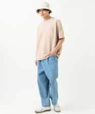 KHKFS38044 a.v.v MEN(アー・ヴェ・ヴェ) 【接触冷感/S-XXL】コクーンシルエットカットソー ベージュ