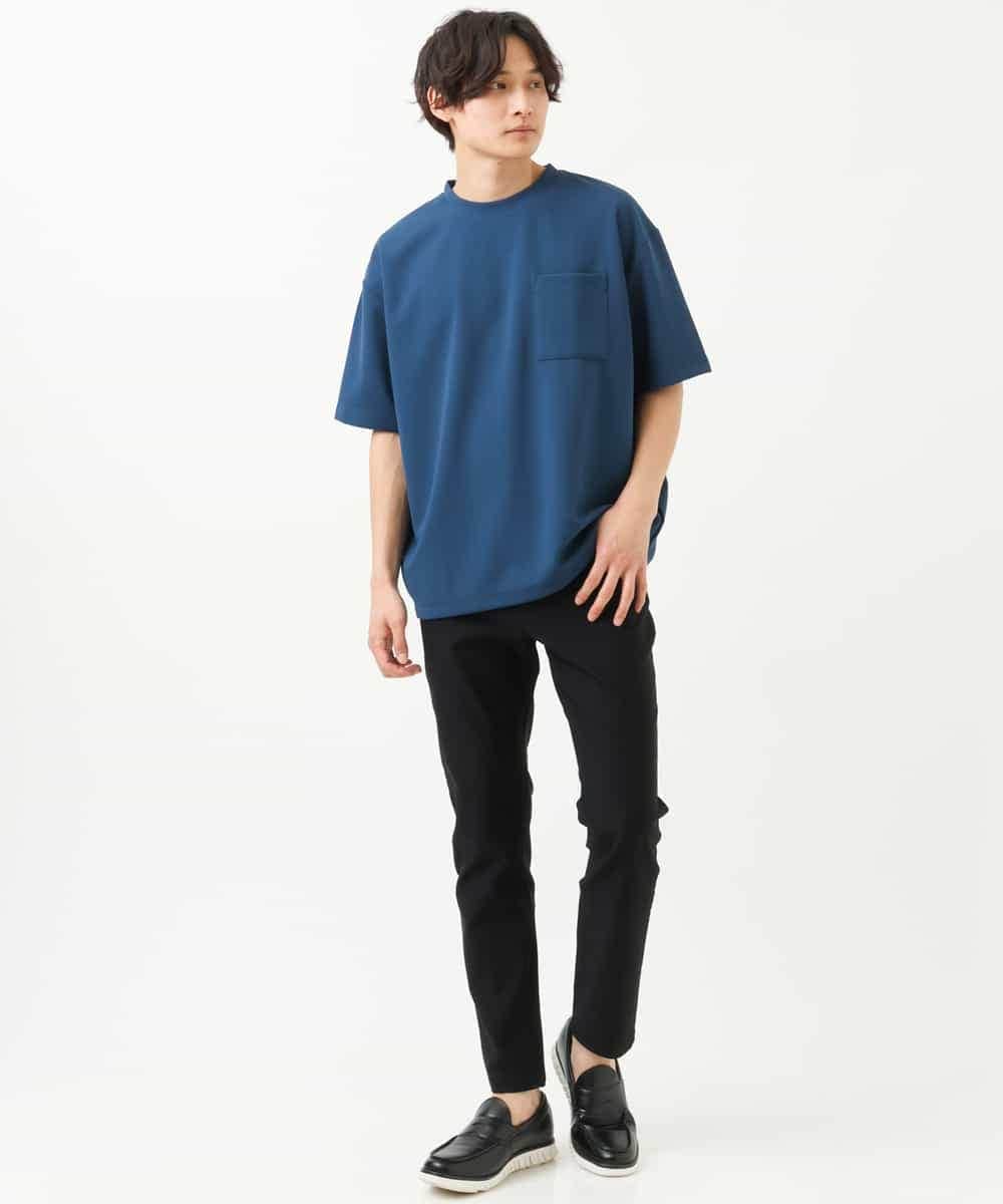 KHKFS38044 a.v.v MEN(アー・ヴェ・ヴェ) 【接触冷感/S-XXL】コクーンシルエットカットソー ベージュ