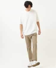 KHKFS38044 a.v.v MEN(アー・ヴェ・ヴェ) 【接触冷感/S-XXL】コクーンシルエットカットソー ベージュ