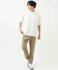KHKFS38044 a.v.v MEN(アー・ヴェ・ヴェ) 【接触冷感/S-XXL】コクーンシルエットカットソー ベージュ