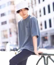 KHKFS38044 a.v.v MEN(アー・ヴェ・ヴェ) 【接触冷感/S-XXL】コクーンシルエットカットソー ベージュ