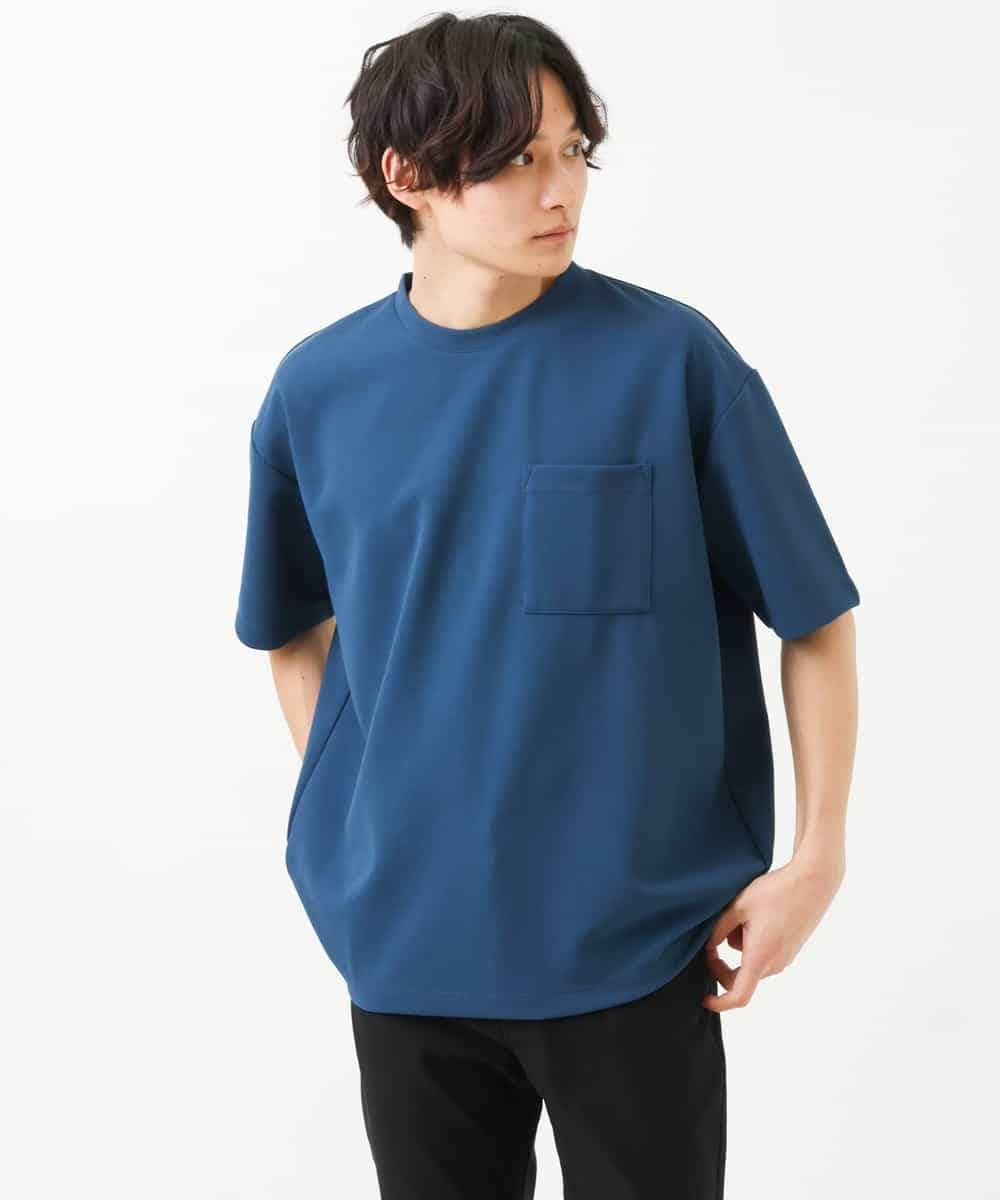 KHKFS38044 a.v.v MEN(アー・ヴェ・ヴェ) 【接触冷感/S-XXL】コクーンシルエットカットソー ベージュ