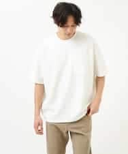 KHKFS38044 a.v.v MEN(アー・ヴェ・ヴェ) 【接触冷感/S-XXL】コクーンシルエットカットソー ベージュ